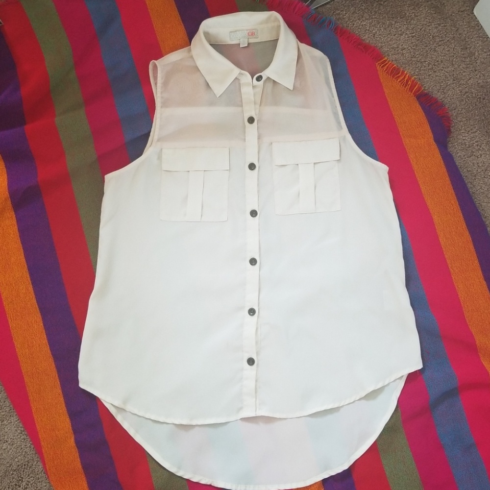 No sleeve blouse